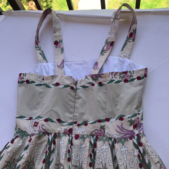 SOLD Betsey Johnson New York Vintage Rare OG Tea Party Dress Printed 10 Y2k - Picture 10 of 17